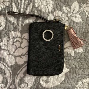 Fossil black wristlet. NWOT